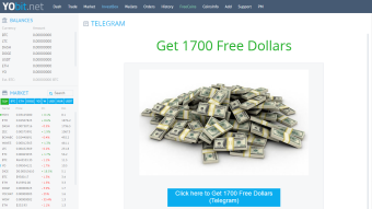 Free Dollar (DLRS) Airdrop by Yobit Exchange.