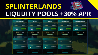 Splinterlands 🐉 | Liquidity Pools with +30% APR [EN/PT-BR]