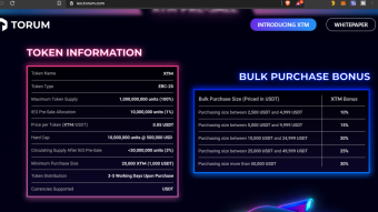What I learned from the TORUM (XTM) token white paper – a crypto tokenized social media and exchange platform in one