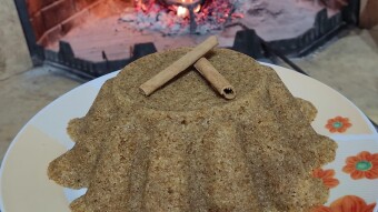 Foodbook #897 Greek semolina halvah