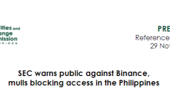 BINANCE FUD: Philippines SEC banning Binance. What’s my strategy?