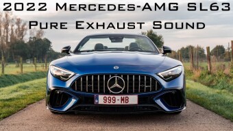 2022 Mercedes-AMG SL63 4Matic+: Pure V8 Exhaust Sound