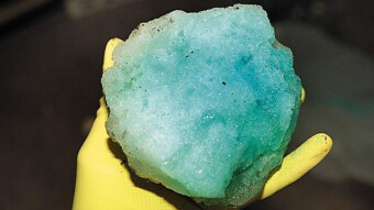 Toilet Waste from the Sky: Blue Ice