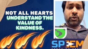 Not all hearts understand the value of kindness.