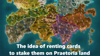 Splinterlands - The idea of renting cards to stake on Praetoria land