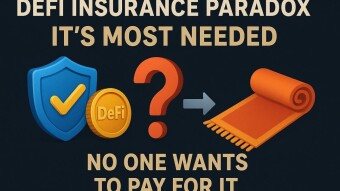 DeFi insurance paradox, it’s most needed, but no one wants to pay for it until after the rug.