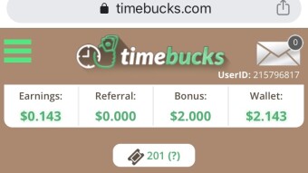 🔥🔥 Affiliate TimeBucks receives a $ 1 bonus. Survey platform, Tiktok, see ads, Click ads .... to earn $. 1 Ref / 1 $ - Ref 5 levels (100% receipt) 🔥🔥