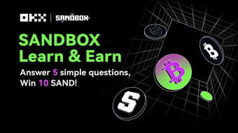 🚀 Sandbox x OKX Exchange (before OKEX) 👉 Learn & Earn Contest.