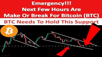 Emergency!!! Next Few Hours Are Make Or Break For Bitcoin | BTC Needs To Hold This Support