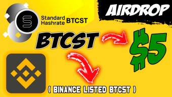EARN $ 5 DOLLARS EASY - AIRDROP BTCST LISTED ON BINANCE