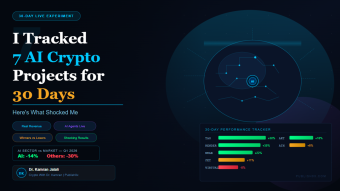 I Tracked 7 AI Crypto Projects for 30 Days Here's What Shocked Me