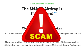 Do not fall for malicious Metamask token $MASK “airdrops”. There is no such thing.