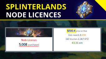 Splinterlands 🐉| Node Licenses - SPS, Vouchers, Returns, Problems...