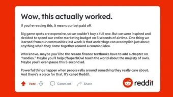 The SUPER AD on the Super Bowl