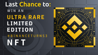 Last Chance To Win a Ultra Rare Limited Edition Binance NFT