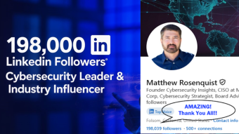 Achieved 198k LinkedIn Followers