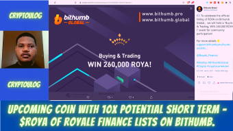 Upcoming Crypto Gems - Can Roya (Royale Finance DEFI) 10X Upon Bithumb Listing?