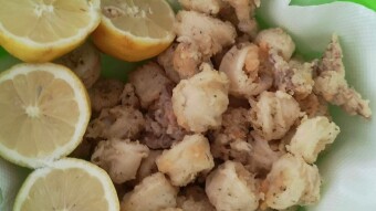 Daily meal #5 frying calamari