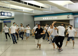 Are the police working with the triads in Hong Kong?