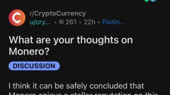 What are your thoughts on Monero?