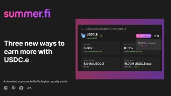 Three new ways to earn more with USDC.e