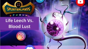 Splinterlands | Life Leech Vs. Blood Lust | Who Wins? | Check It Out!