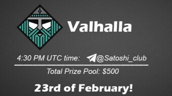 Join the AMA of Satoshi Club x Valhalla. Rewards: 500 USDT, February 23rd.