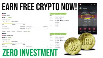 Earn Free Crypto Now! Zero Investment!