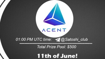 Join the AMA of Satoshi Club x Acent. Rewards: 500 USDT, June 11th.