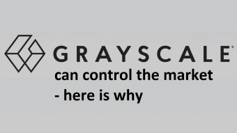 GRAYSCALE can control Bitcoin - they hold 3% of the total Bitcoin market cap!