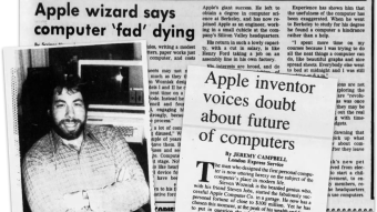 Jobs vs Wozniak about computers