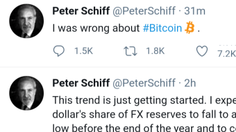 Peter schiff admits he was wrong about bitcoin!