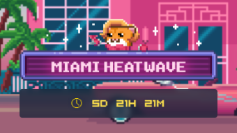 Miami Heatwave - RollerCoin Mini Event