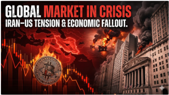 🌍 Iran–US War Sparks Global Market Chaos: Bitcoin, Oil & Stock Market Enter High-Risk Phase