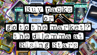 Buy packs or go to the market? the dilemma at Rising Stars