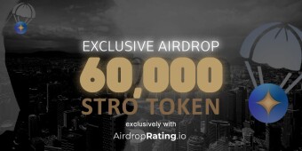 Receive free 5 STRO tokens (~$5) with Stellerro Airdrop
