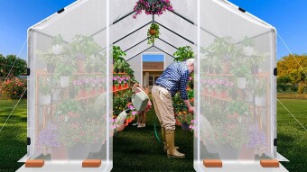 Extend Your Growing Season and Protect Your Plants with Mini Greenhouses.