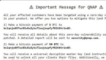 Deadbolt, new ransomware attacking QNAP's products