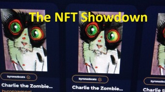 The NFT showdown! Doctor Who, Byron's zombi cats, Tribal Books and CryptomonKeys!