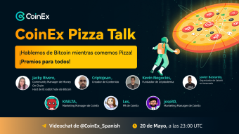 CoinEx Pizza Talk: ¡Podcast + AMA + Pizza!