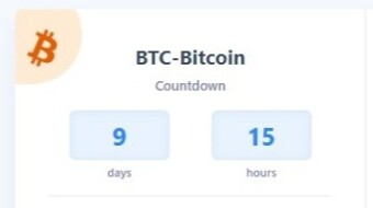Der Countdown läuft Bitcoin Halving kommt