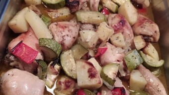 Foodbook #309 chicken with vegetables mix