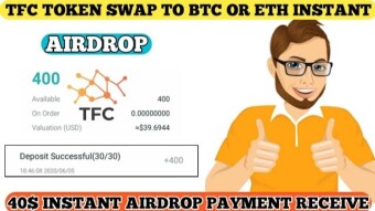 Join Bitribe Exchange site and get 400 TFC (40$) payment for free immediately [with proof of payment]