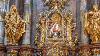 The Prague Jesuit, a miraculous statue in the Church of Our Lady of Victory in Prague