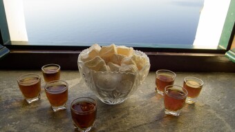 Greece - Islands - Cyclades - Amorgos - Food & Drinks: Rakomelo.