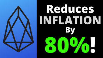 EOS Reduces Infaltion to 1% + Burns $140,000,000 EOS
