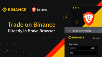Brave Strategy: Brave Integrated Binance Wiget Buy And Trade From Browser
