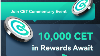 Evento especial de CET: ¡Haz trading y comparte tus comentarios sobre CET para ganar 110.000 CET!
