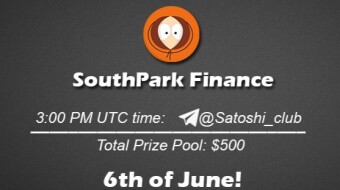Join the AMA of Satoshi Club x SouthPark Finance. Rewards: 500 USDT, June 6th.