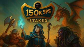 Splinterlands - Reaching 150k SPS staked and keep on building